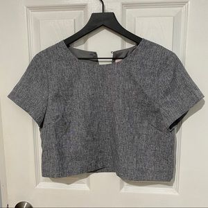 Grey Crop Top